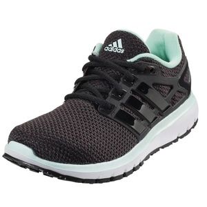 Adidas Women's Energy Cloud WTC Running Shoe Black/Ice Green